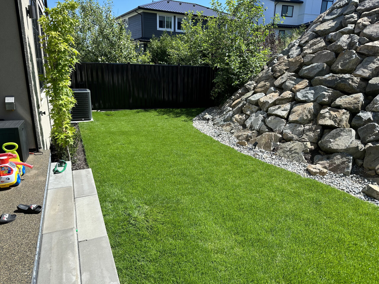 Sod and Pathway Installation